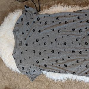 Target Paw Print Tee T-Shirt XL NWOT